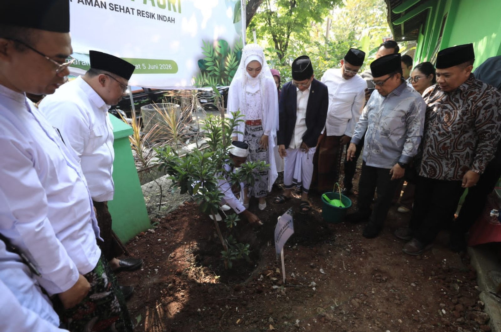 GEMAH KUA ASRI Semarang, Akad Nikah dan Tanam Pohon Bersama