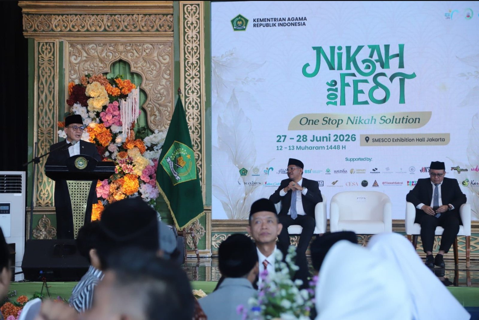 Nikah Massal Nikah Fest 2026, 50 Pasangan Dapat Modal Usaha